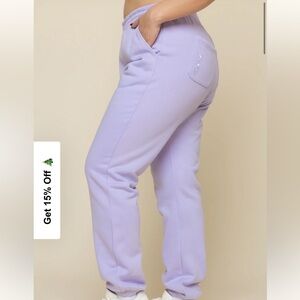 Popflex Cloud Street Sweatpant - Digital Lavender size M
